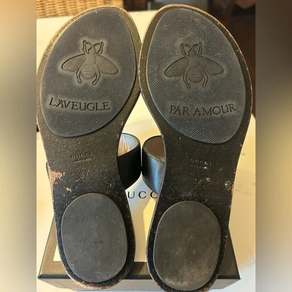 GUCCI GG MARMONT THONG SANDAL - Picture 12 of 16